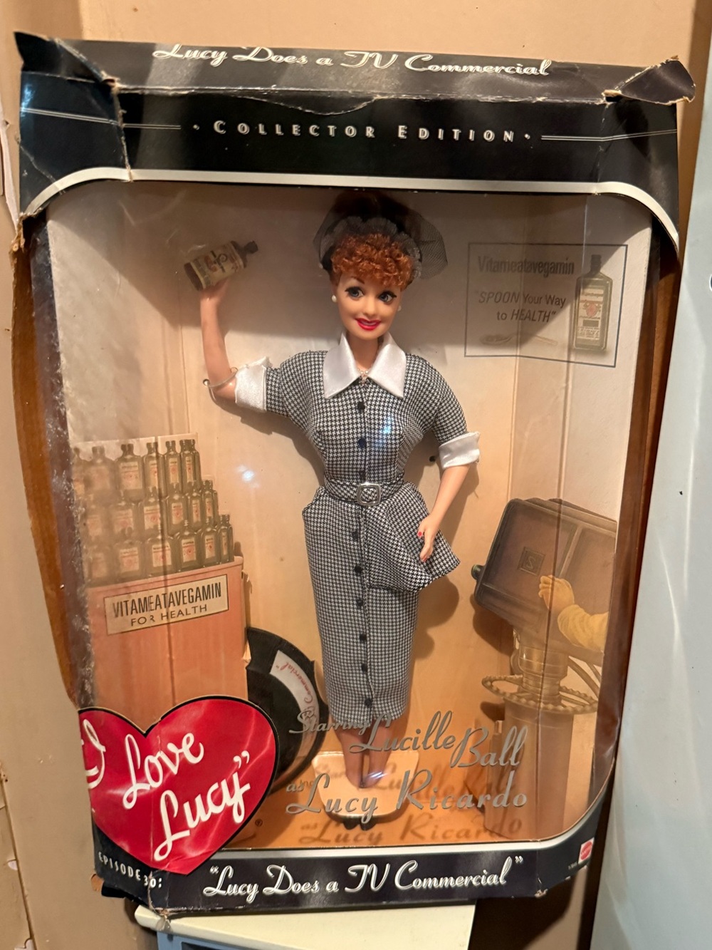 I Love Lucy Barbie Doll Lucy Does A TV Commercial Episode 30 Mattel 1997